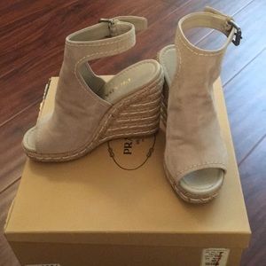 Prada wedges